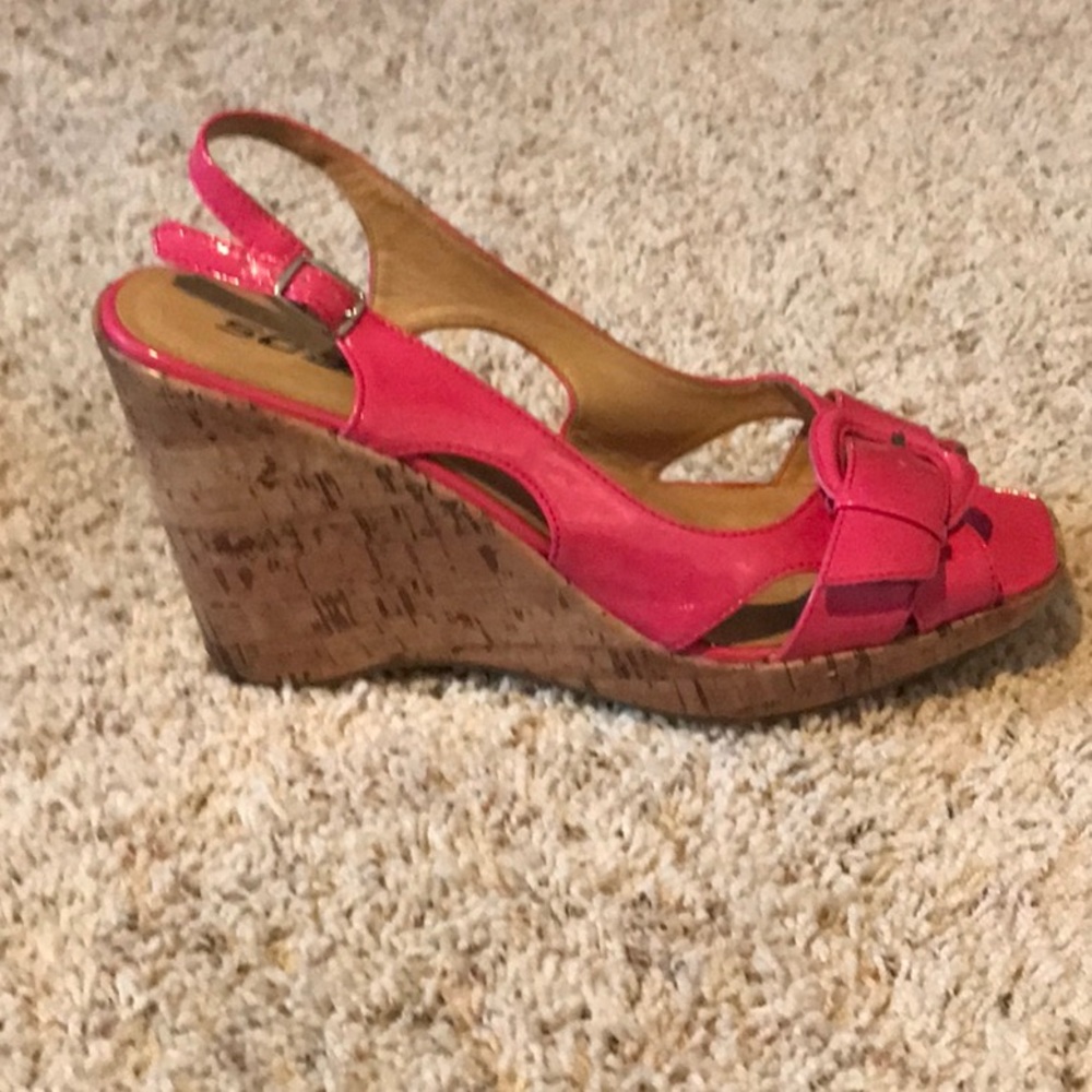 Pink high heels